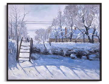 Inspiration La Pie Monet - peinture à l'huile